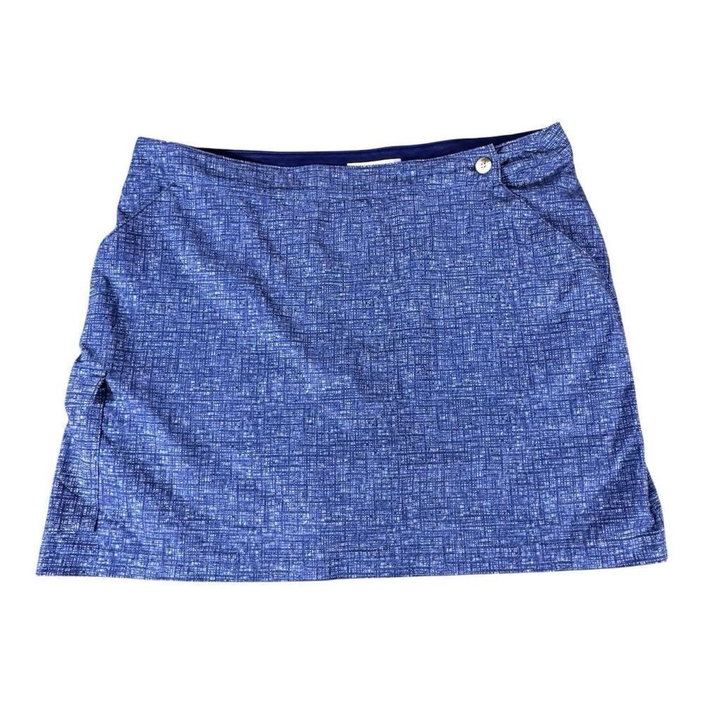Columbia Sz 10 Skort Womens Gray Cargo Omni Freeze Cooling Tennis Golf Hiking